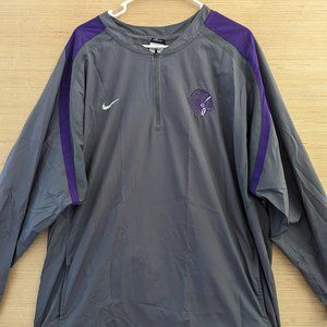 Nike Storm Fit Mens Pullover Gray XL 1/4 Quarter Zip Polyester Golf Athletic